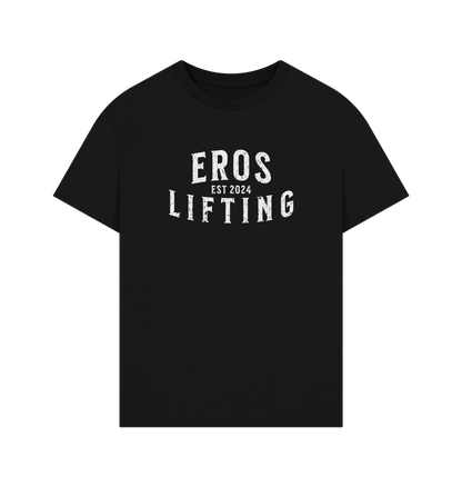 Black Oversized Lifting Tee